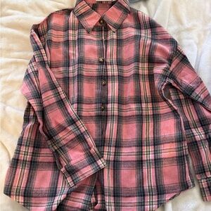 Plaid Pink Shirt